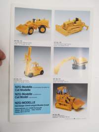 NZG Modelle / Caterpillar 1994 -catalogue / pienoismalliluettelo