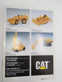 NZG Modelle / Caterpillar 1994 -catalogue / pienoismalliluettelo