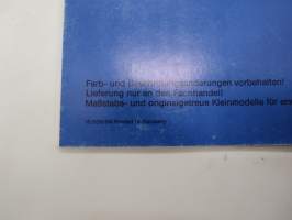 NZG Modelle 1994 -catalogue / pienoismalliluettelo