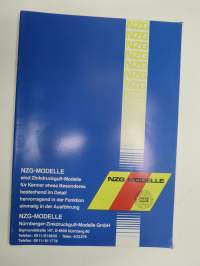 NZG Modelle 1990 -catalogue / pienoismalliluettelo