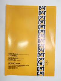 NZG Modelle / Caterpillar 1995 -catalogue / pienoismalliluettelo