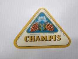 Champis - Oy Roberts Ab -etiketti / label