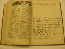 Kansanvalistusseuran Tietokalenteri 1937