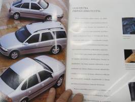 Opel Vectra 1999 -myyntiesite / sales brochure