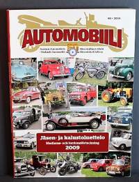 Automobiili 2009 nr 4BJäsen- ja kalustoluettelo 2009