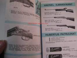 Suhl laatuaseet maailmankuulua tarkkuutta ja messulippu 18.-19.9.1967