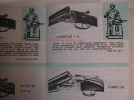 Suhl laatuaseet maailmankuulua tarkkuutta ja messulippu 18.-19.9.1967