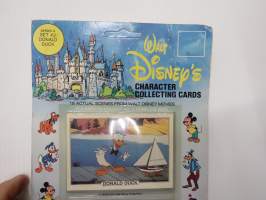 Walt Disney´s Character Collecting Cards - 18 actual scenes from Walt Disney Movies -Disney-elokuvien hahmojen keräilykortteja, avaamaton pakkaus