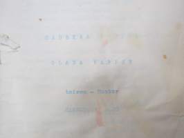 Hauskaa Vappua - Glada Vappen toivoo - önskar Hamburger Börs -ravintolan vapunviettoa teetetty lauluvihko / restaurant song booklet
