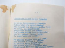 Hauskaa Vappua - Glada Vappen toivoo - önskar Hamburger Börs -ravintolan vapunviettoa teetetty lauluvihko / restaurant song booklet