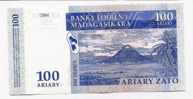 Madagaskar  100 Ariary 2004 - seteli