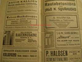 Suomen Kansallisteatteri 1.11.1912 &quot;Coriolanus&quot; -käsiohjelma 