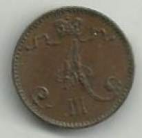 1 penni 1892