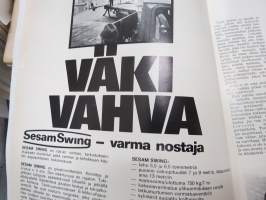 Aja 1971 nr 3, Saab asiakaslehti, Suomea samoilemaan, Mihin diesel kelpaa, Ysiysi aloitti taksiuran (Heikki Toivanen Hki, Kuuauton kulkuvoima, Scania moottorit, ym