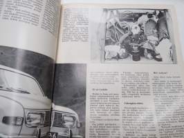 Aja 1971 nr 3, Saab asiakaslehti, Suomea samoilemaan, Mihin diesel kelpaa, Ysiysi aloitti taksiuran (Heikki Toivanen Hki, Kuuauton kulkuvoima, Scania moottorit, ym
