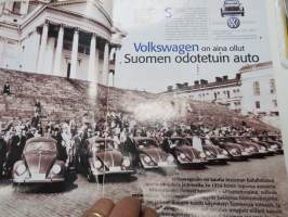 Etumatkaa 2000 nr 3, Volkswagen asiakaslehti, kansikuva ensimmäiset virallisesti tuodut 12 Kuplaa luovutettiin Senaatintorilla, Volkswagen 50 vuotta Suomessa, ym.