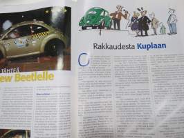 Etumatkaa 2000 nr 3, Volkswagen asiakaslehti, kansikuva ensimmäiset virallisesti tuodut 12 Kuplaa luovutettiin Senaatintorilla, Volkswagen 50 vuotta Suomessa, ym.
