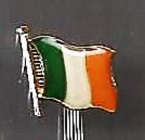 Irlannin lippu neulamerkki  rintamerkki