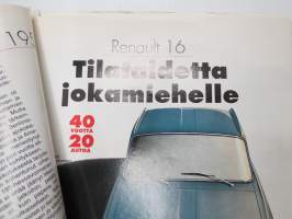 Tekniikan Maailma 40 vuotta 20 autoa -20 vuoden aikana esiteltyjen autojen &quot;parhaat&quot; keräilykansiossa