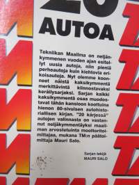 Tekniikan Maailma 40 vuotta 20 autoa -20 vuoden aikana esiteltyjen autojen &quot;parhaat&quot; keräilykansiossa