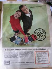 suomen kuvalehti.  nr. 9. 1966.vakitan tarjous helposti paketti 19x36 x60 cm paino 35kg 5e.