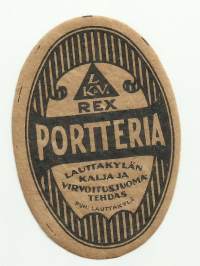 Rex Portteria  - olutetiketti