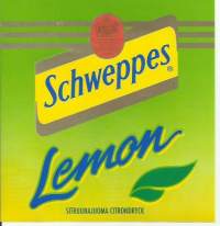 Scweppes Lemon -   juomaetiketti