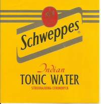 Scweppes Indian Tonic Water -   juomaetiketti