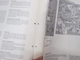 Telefunken Service cassetten baustein der cavatine RVH 69-4575 R/KDA Magnetophon -huolto-ohjeet, piirikaavio, ym.