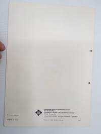 Telefunken Service Information S 110 automatic, V 511 automatic, V 511 stereo automatic -huolto-ohjeet, piirikaavio, ym.