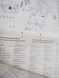 Telefunken Service Information Musikus 108 BN -huolto-ohjeet, piirikaavio, ym.