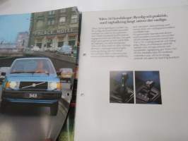 Volvo 343 1980 -myyntiesite / sales brochure