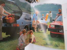 Volvo 343 1980 -myyntiesite / sales brochure