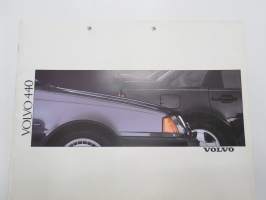 Volvo 440 1990 -myyntiesite / sales brochure