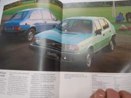 Volvo 1981 mallisto -myyntiesite / sales brochure
