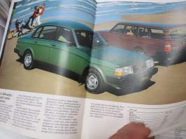 Volvo 1981 mallisto -myyntiesite / sales brochure