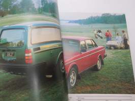 Volvo 1981 mallisto -myyntiesite / sales brochure