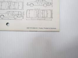 Volvo 1981 mallisto -myyntiesite / sales brochure