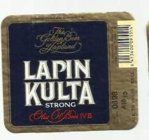 Lapin Kulta Export olut  IVA  -  olutetiketti