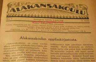 Alakansakoulu  viides vuosikerta  1929