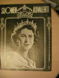 suomen kuvalehti. 50-vuotta sitten.   nr. 7. 1953.näköispainos?vakitan tarjous helposti paketti 19x36 x60 cm paino 35kg 5e.