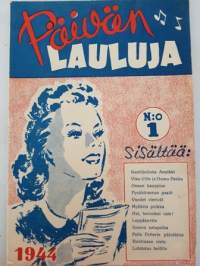 Päivän lauluja, 1944. N:o 1