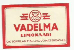 Vadelma Limonadi  juomaetiketti