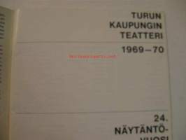 Turun kaupunginteatteri 1969/70 Paholaiset -käsiohjelma
