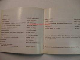 Turun kaupunginteatteri 1969/70 Paholaiset -käsiohjelma