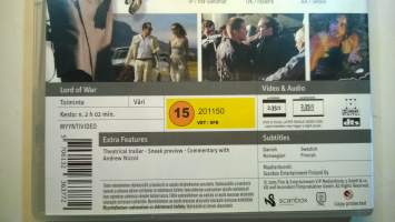 Lord of war DVD - elokuva (suom. txt)