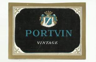 Portvin -  viinaetiketti