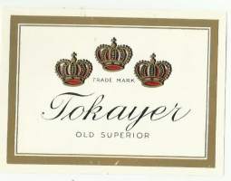 Tokayer -  viinaetiketti