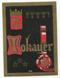 Tokayer -  viinaetiketti