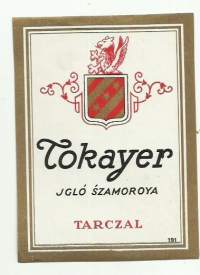 Tokayer -  viinaetiketti
